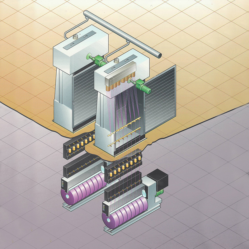 HOY Spinning produktionslinje med PET, PA, PP eller andet råmateriale